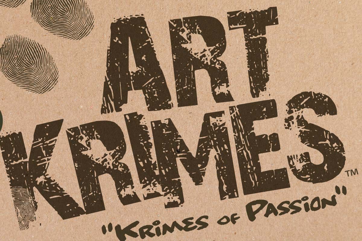 Art Krimes “Krimes of Passion” brand development and clothing label design.